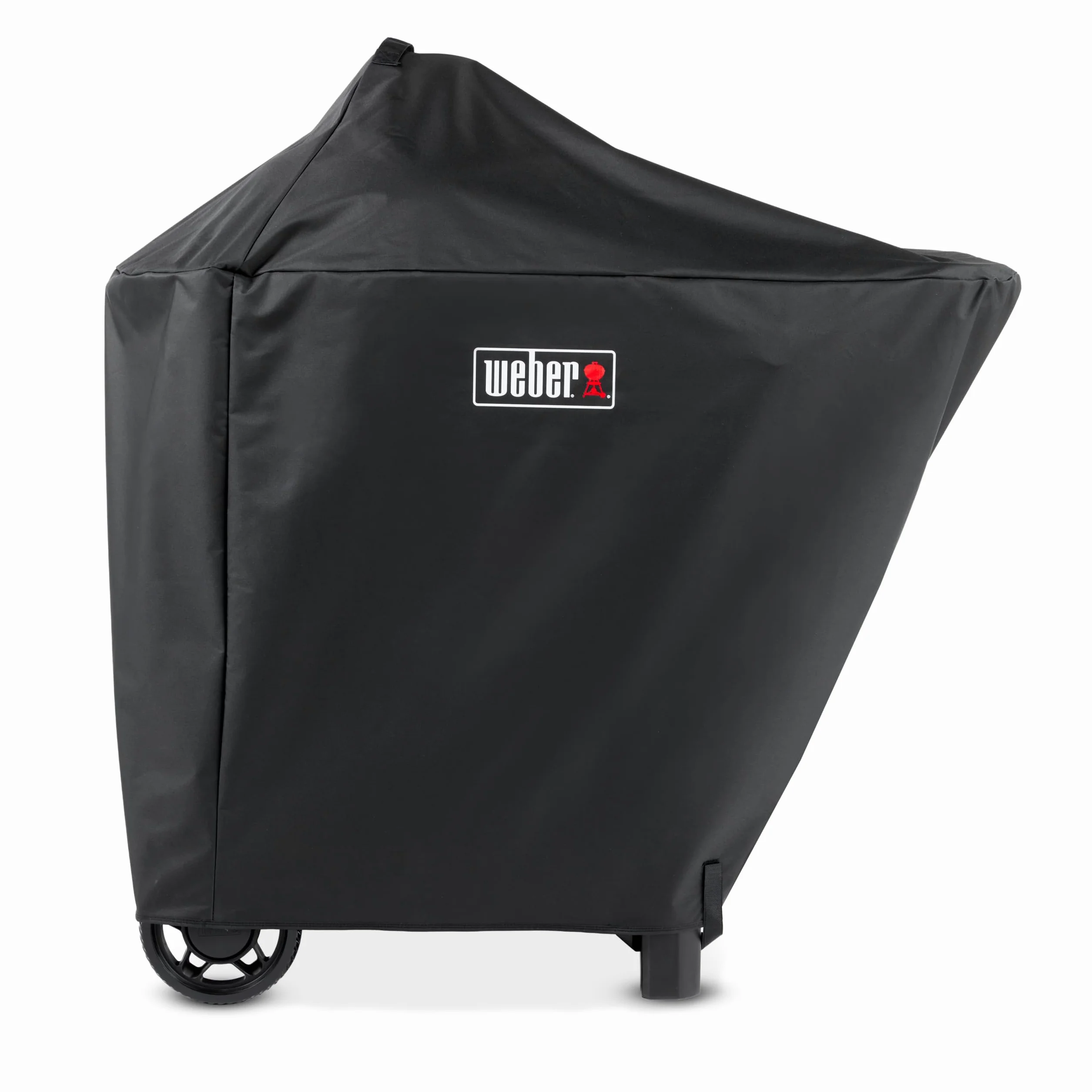 Weber Funda Premium para Barbacoa Performer 57 cm, Tejido Transpirable Resistente a Rayos UV y Agua, protección Completa Frente a Viento y Clima, Cierre de Velcro Estable, Negro (3401397)