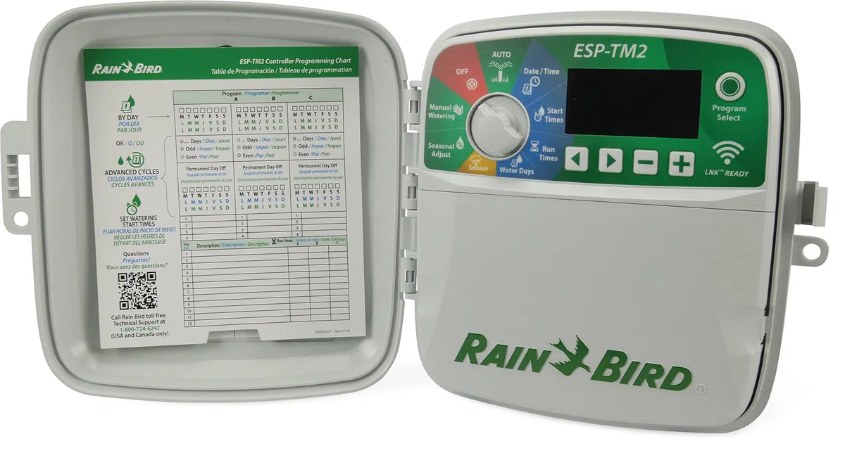 Rain Bird Programador ESP-TM2 de 12 estaciones para exterior compatible con Wi-Fi | F54232