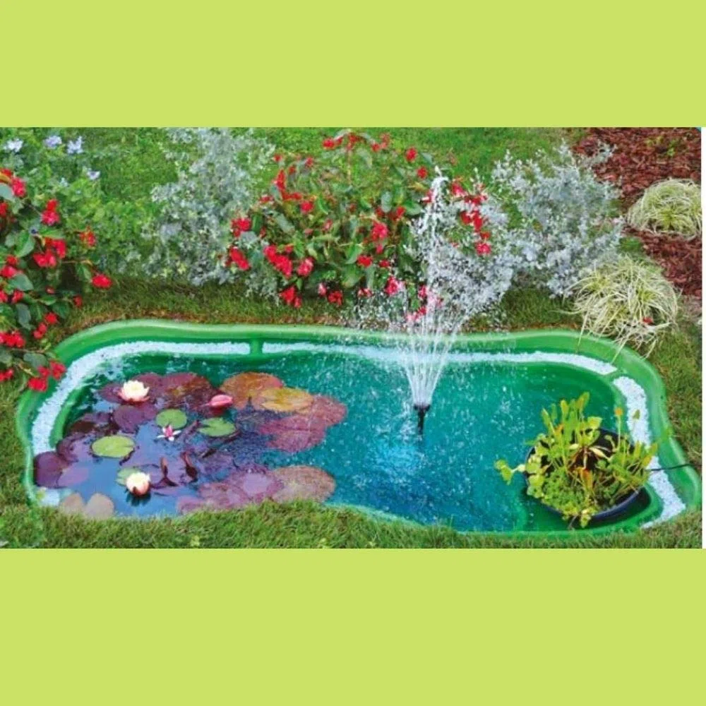 Estanque Mayor Estanque Preformado Gran Bañera Peces Verde Jardín Pond Koi Ninfee Tortugas Diy