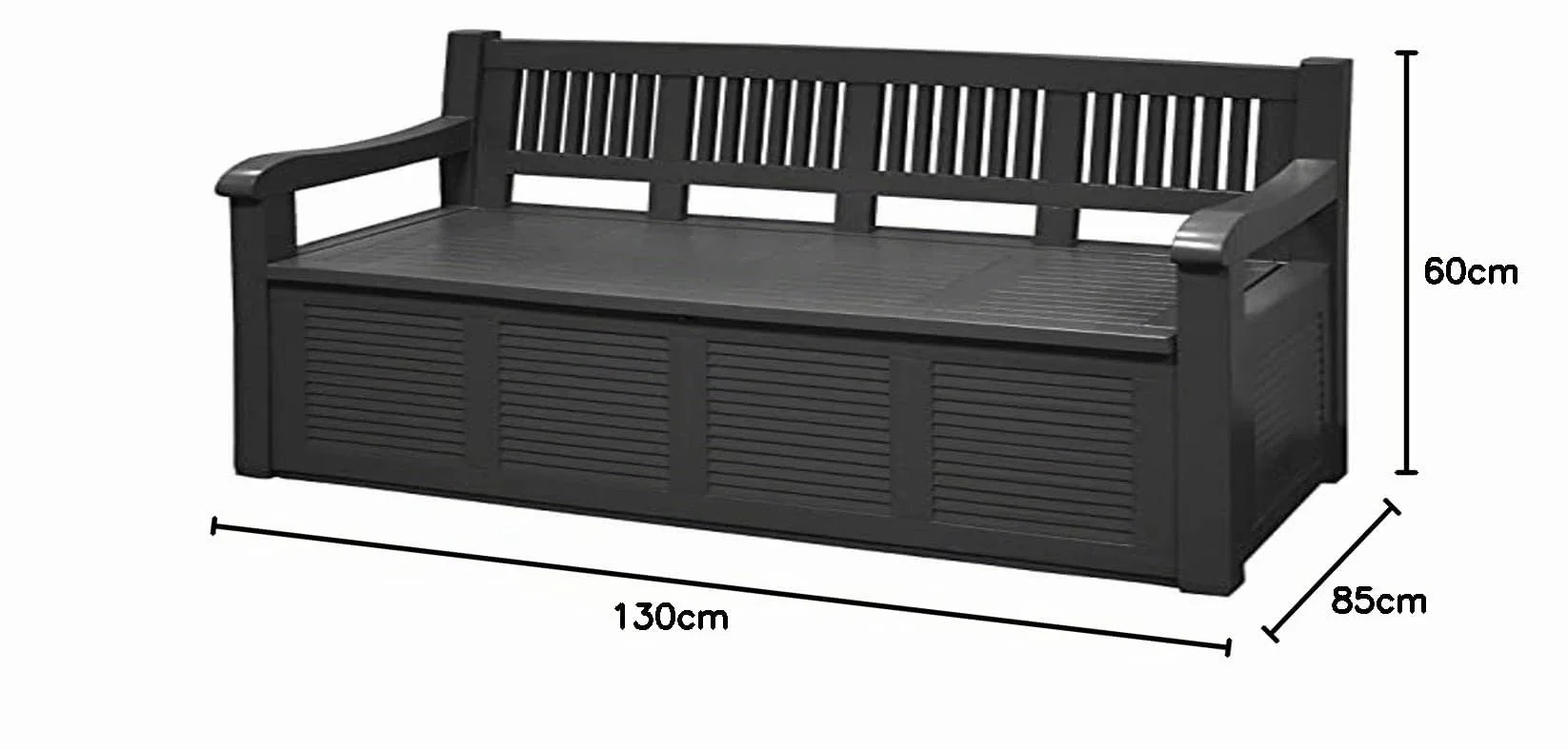 Cajonera de almacenamiento para jardín, Plástico, Multicolor