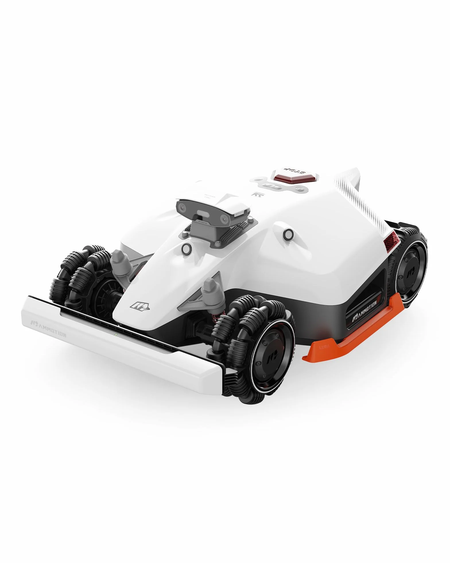 MAMMOTION LUBA 2 AWD 3000X Robot Cortacésped Perimetral sin Cables, Recomendado 3000m², MAX. 3600m², Auto Mapping UltraSense AI Vision, 80% Pendiente, 25-70mm Altura de Corte