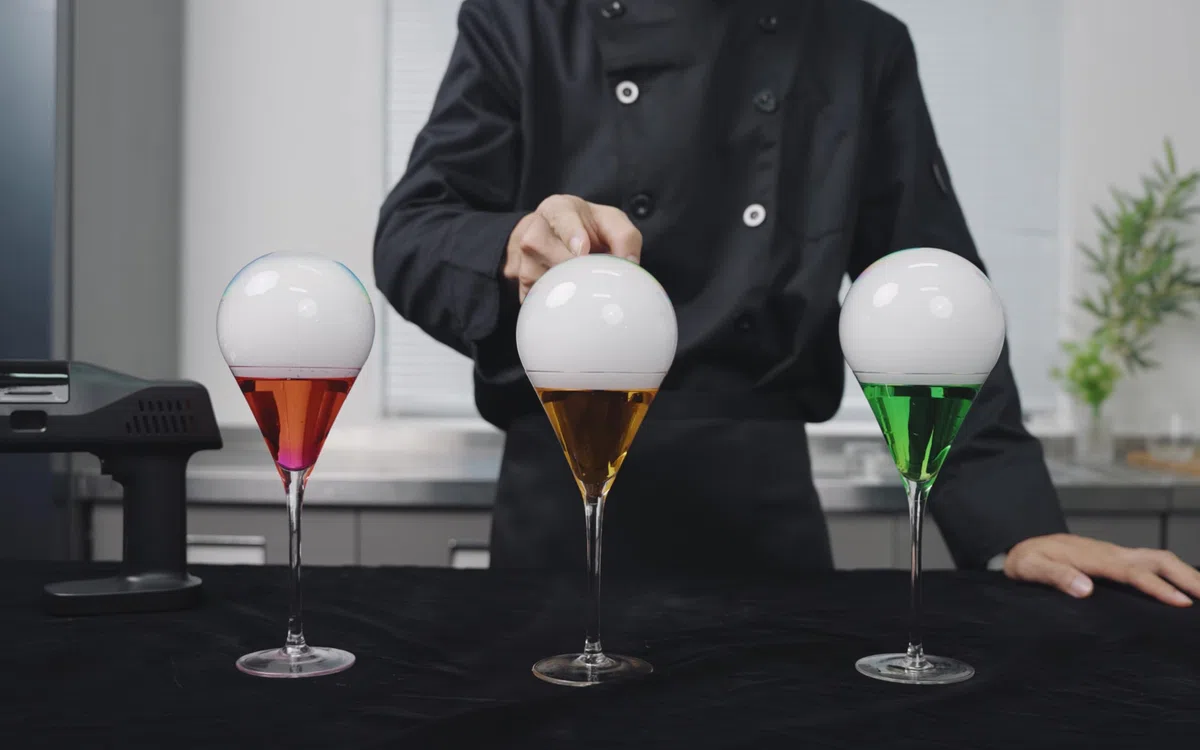 Bebidas ahumador, cóctel soplador de humo, accesorios de cóctel para whisky, bebidas, carnes