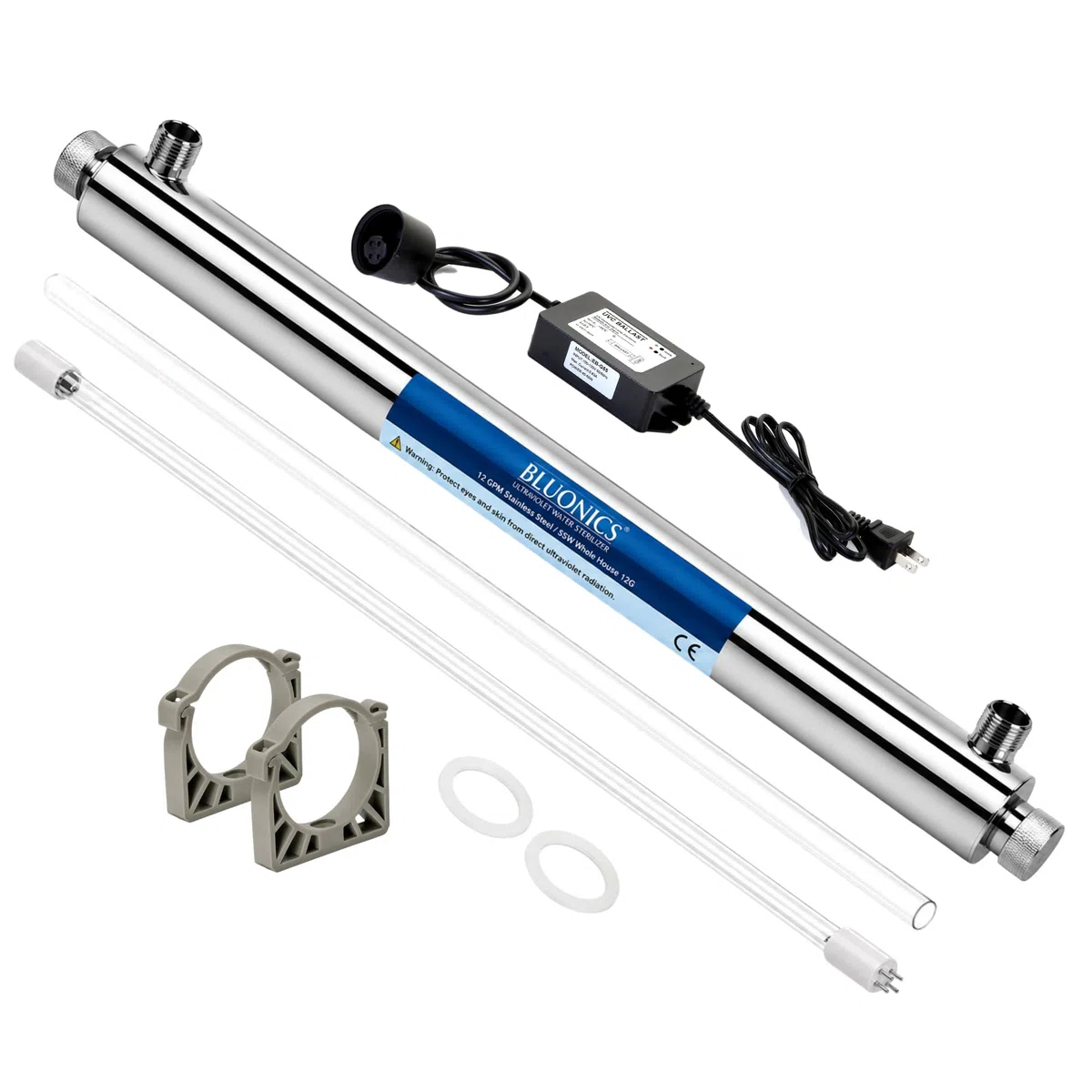 UV purificador de agua toda la casa luz ultravioleta esterilizador 12 GPM para bacterias