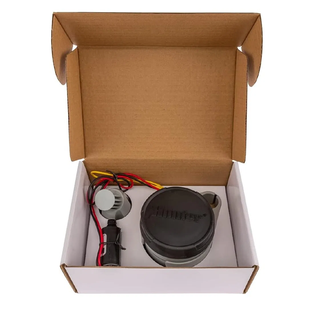 GNCGarden Controlador Sistema de Riego Hunter Node 100 1 Estacion Baterias 9V con solenoide | Programador Autónomo Inalámbrico para 1 estación | Programación Fácil y Sin Cables Adicionales