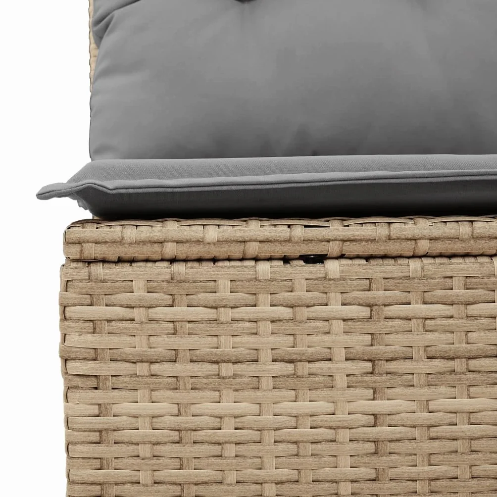 vidaXL Juego de sofás jardín con Cojines 6 pzas ratán sintético Beige