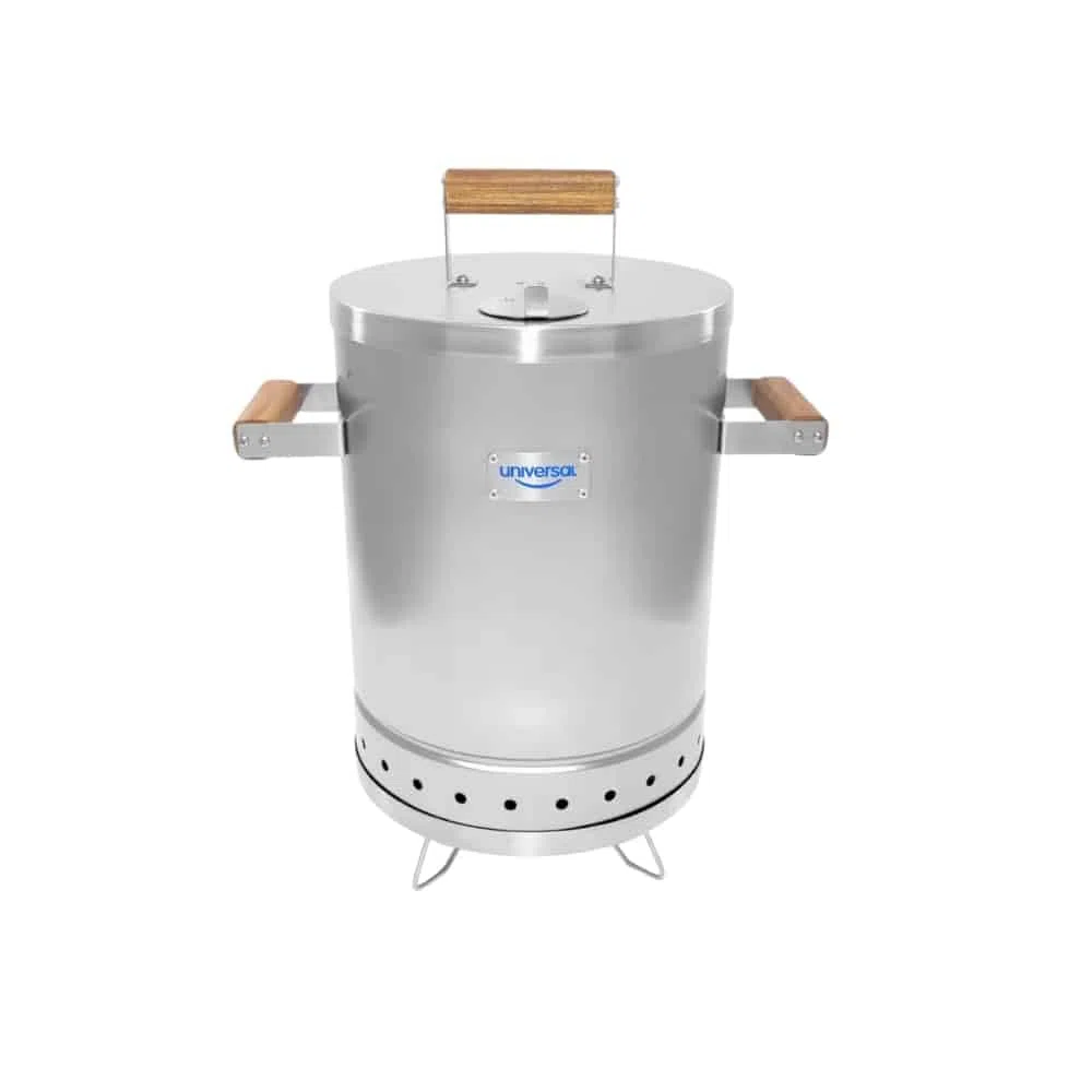 Barril Ahumador Universal para Carnes, Pescados y Vegetales, 6 Libras