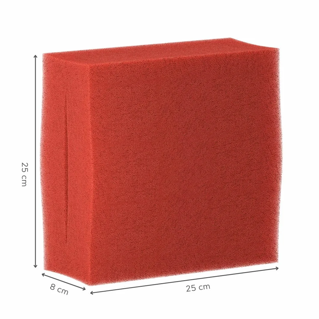 3 x filtros de Esponja de Repuesto para Oase Biotec 5 (2 x 10 ppi + 1 x Fino 30 ppi) | Set 2 x Azul 1 x Rojo