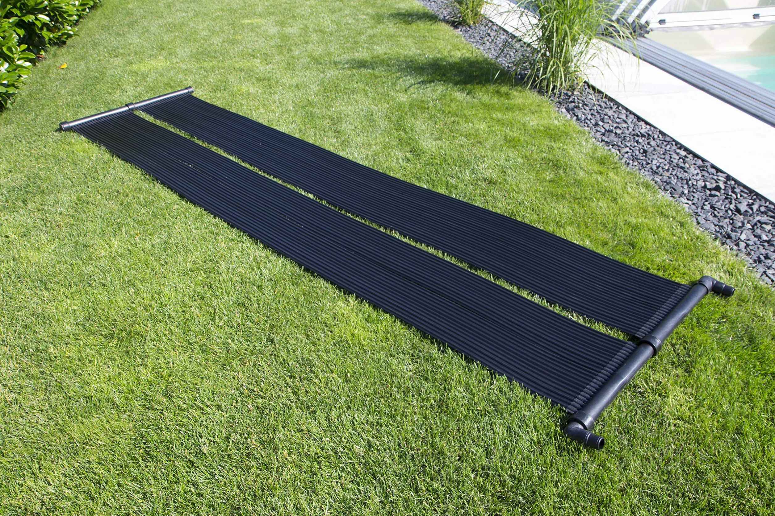 STEINBACH Colector Solar Compact – 049128 – Colectores de LDPE Piscinas de hasta 40.000 l – También Apto para Agua Salada – 600 x 140 cm
