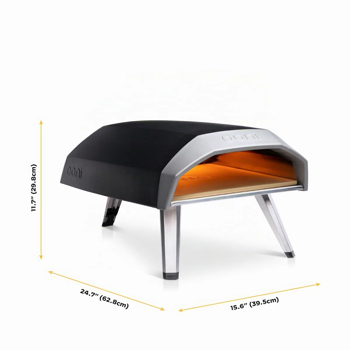 Ooni Koda 12 Horno de Pizza de Gas – 37 mbar de propano al Aire Libre, Horno de Pizza portátil para Fuego y Pizzas de 12 Pulgadas - (FR|UK|IE - 37 mBar)