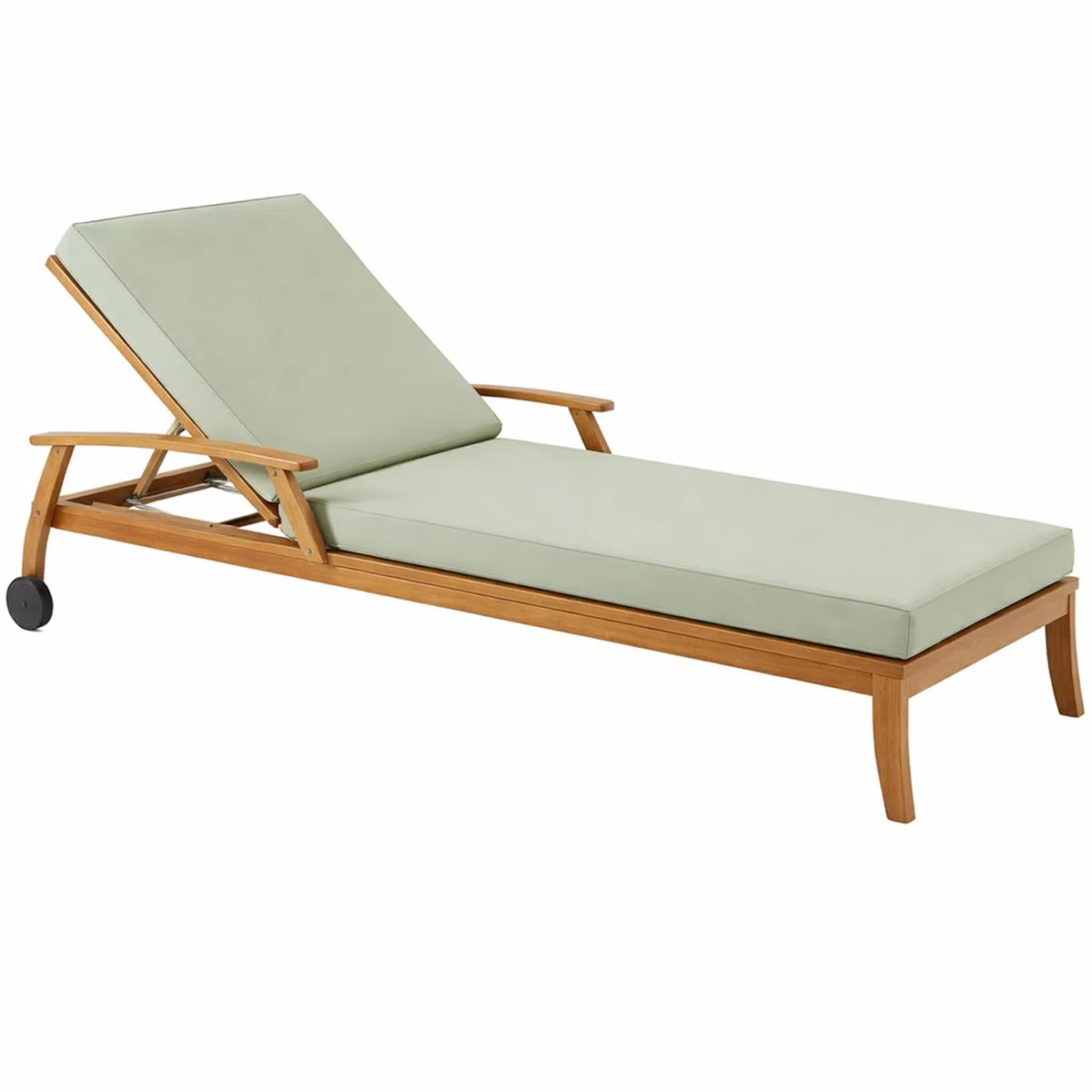 Genérico Cojín para Tumbona Exterior de Poliéster Impermeable, Colchoneta para Tumbona con Espuma 50D, 6 Cintas y Funda Extraíble, para Jardín, Terraza, Patio, Balcón y Piscina,Light Gray,183x53x6cm