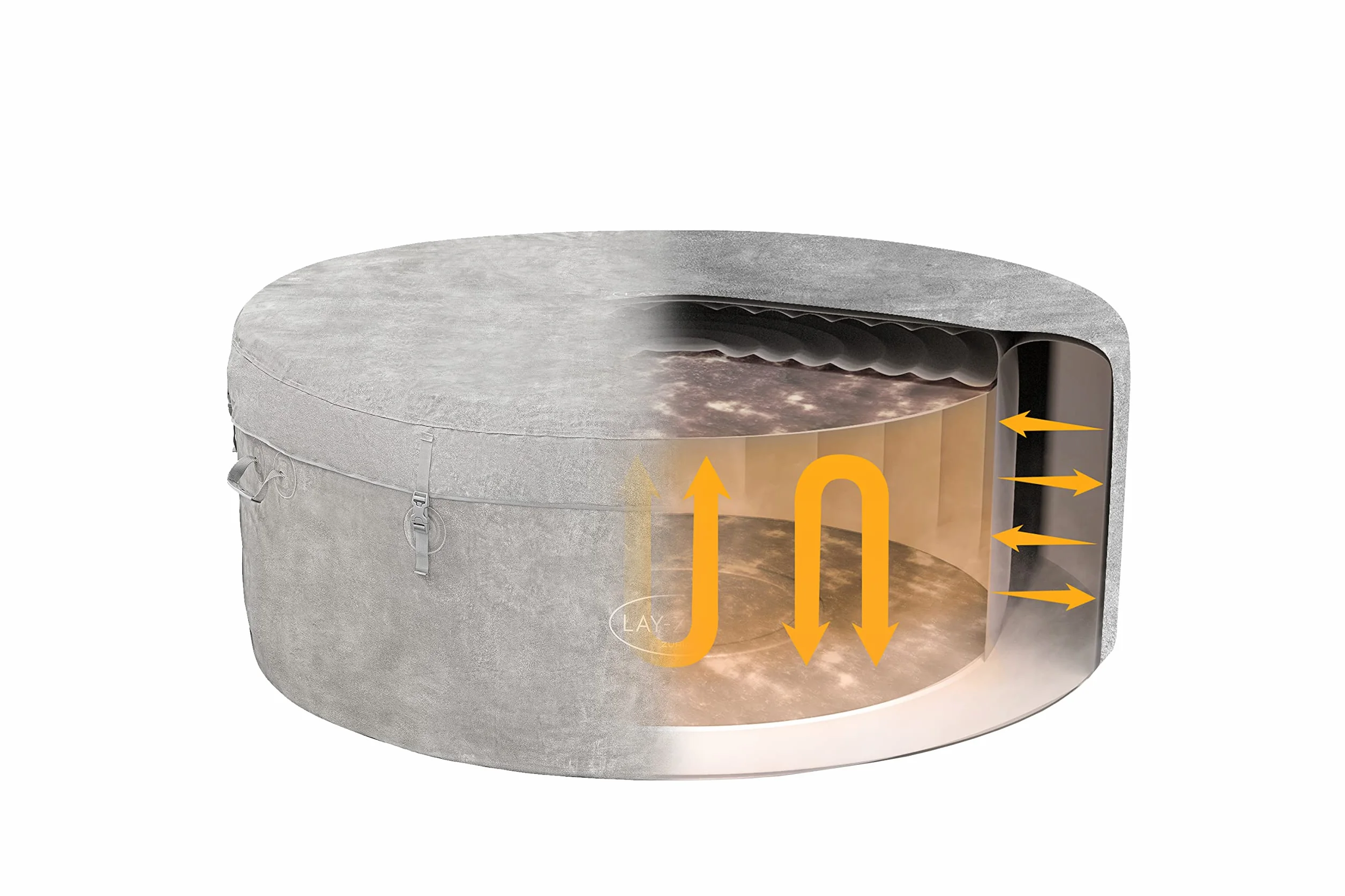 MAURER - Piscina SPA Lay-Z SPA Zurich Ø 180x66 cm. 120 Airjet