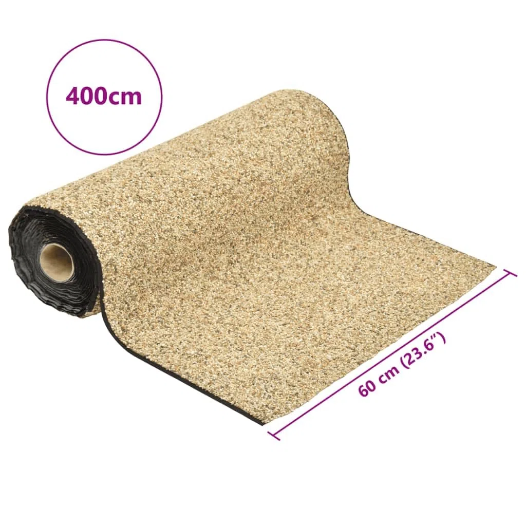 Homgoday Revestimiento de Piedra Color Natural 400x60 cm Accesorios para estanques y Fuentes