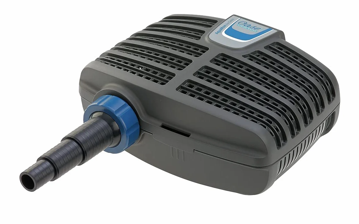 OASE 20249 AquaMax Eco Classic 3500E - Bomba de filtro (3500 l/h, capacidad de extracción, ahorro de energía, bomba de estanque, filtro, bomba de arroyo, color negro)