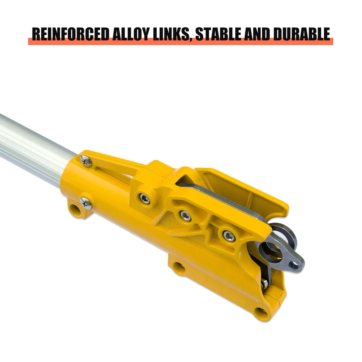 LekLai Herramienta Recolectora de Frutas, Podadora de Poste Telescópica, Cortador de Ramas de Árbol de Largo Alcance Extensible de 1,8-2,83 M, Apertura Máxima de 60 Mm/Teles Rod-A-1.65-2.3M