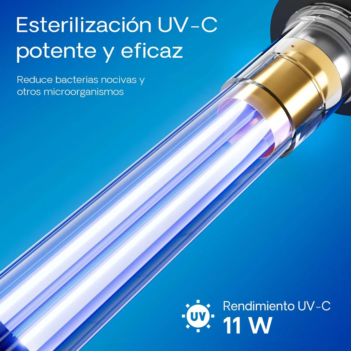 SunSun CUF-5800 filtro UV para fuentes 5200l /h altura bombeo 4,8m, lámpara UVC 11W