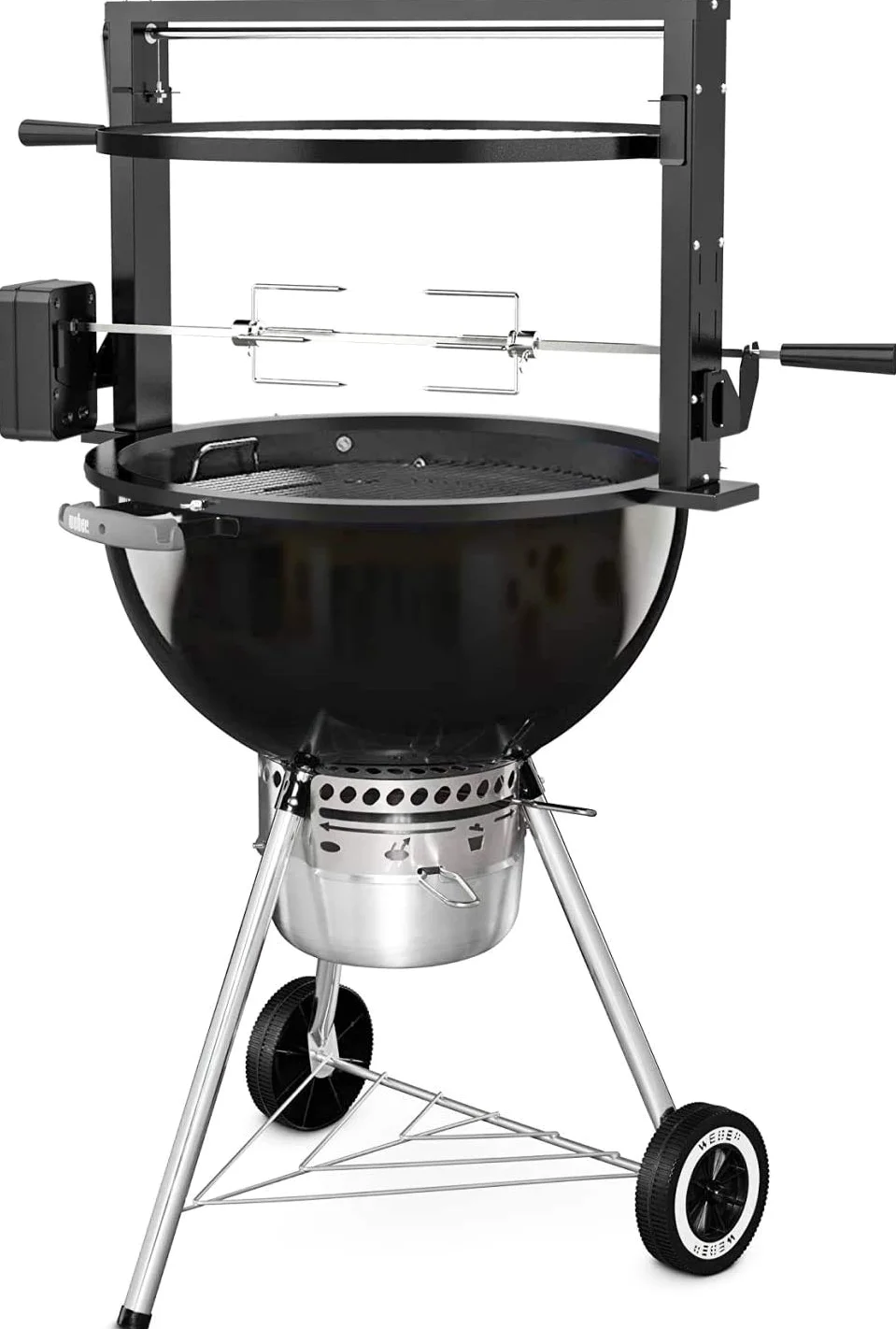 onlyfire Santa Maria Style Grill Sistema de asador Accesorio de Rejilla de cocción Ajustable para Weber 55cm Hervidor de Agua Parrillas Patio Trasero