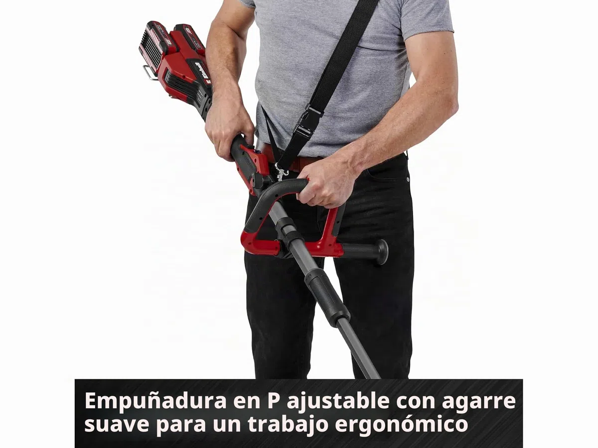 Einhell Professional - Desbrozadora inalámbrica GP-BC 36/430 Li P BL-Solo Power X-Change (36 V, Motor sin carbón, Ancho de Corte 43 cm, Mango en P, Bobina Doble Hilo, Hoja de 3 Dientes, sin batería)