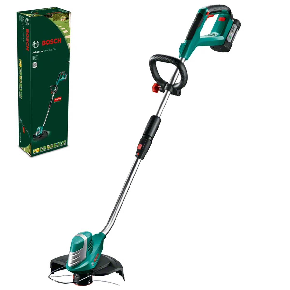 Bosch cortabordes a batería AdvancedGrassCut 36 (1 batería, sistema de 36 V, en caja)