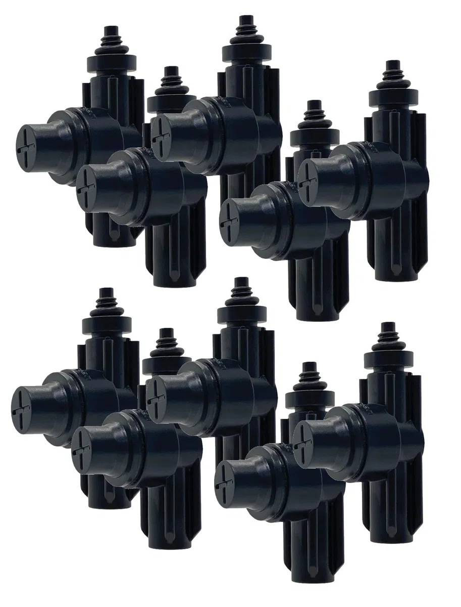 Drip&Fresh G5125-10 - Válvula Anti-Goteo para Sistemas de Nebulización de Agua, compatible con Todas las Toberas 10/24 de Baja Presión, Pack de 10 Unidades