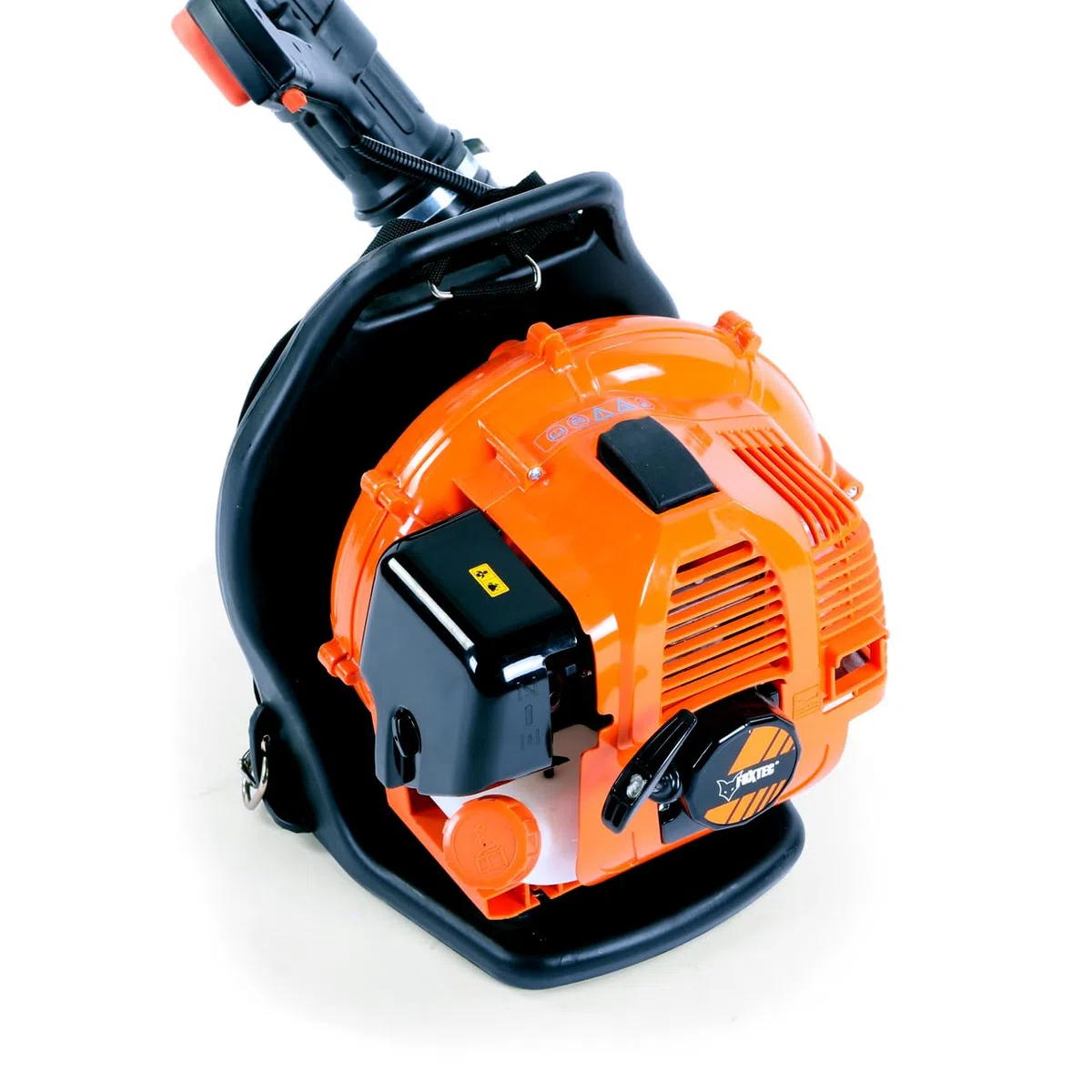 Soplador de Mochila de Gasolina FUXTEC FX-LB133T, más de 300km/h (186mph), 0.9kW, 1.2hp, Motor de 2 Tiempos de 33cc, Tanque (650ml), Almohadilla - fácil de soplar Las Hojas o la Nieve