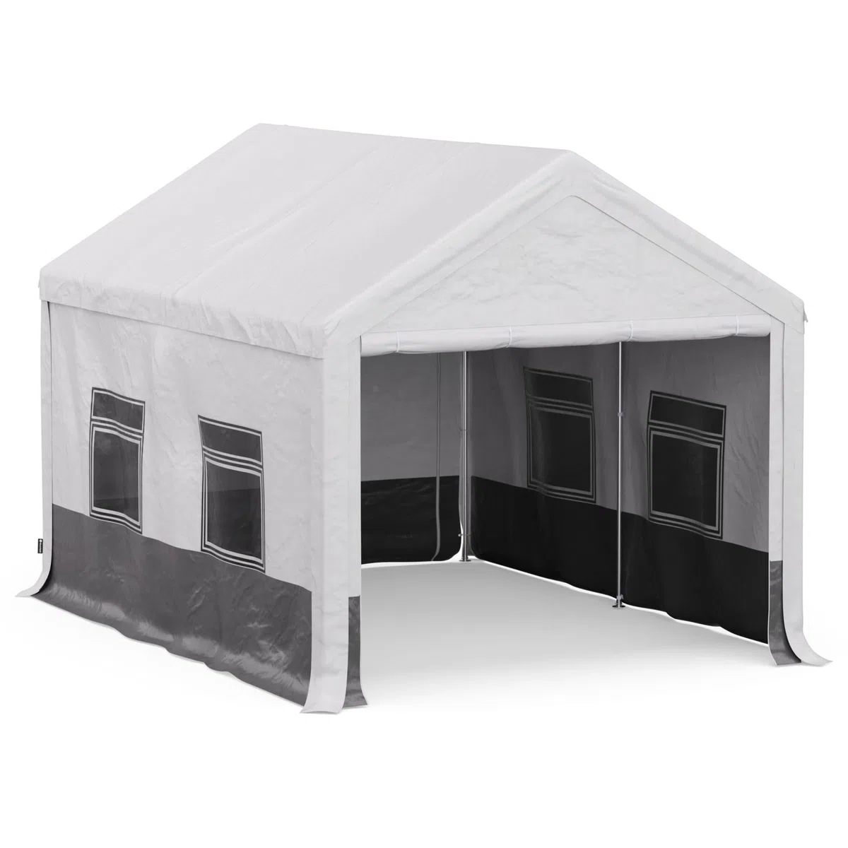 Blumfeldt Carpa - 4x3m, Carpas para Exteriores, Techo y Paredes de PE, Estructura de Acero, Fácil Montaje, Resistente al Viento y a la Intemperie, Ideal para Fiestas y Jardín