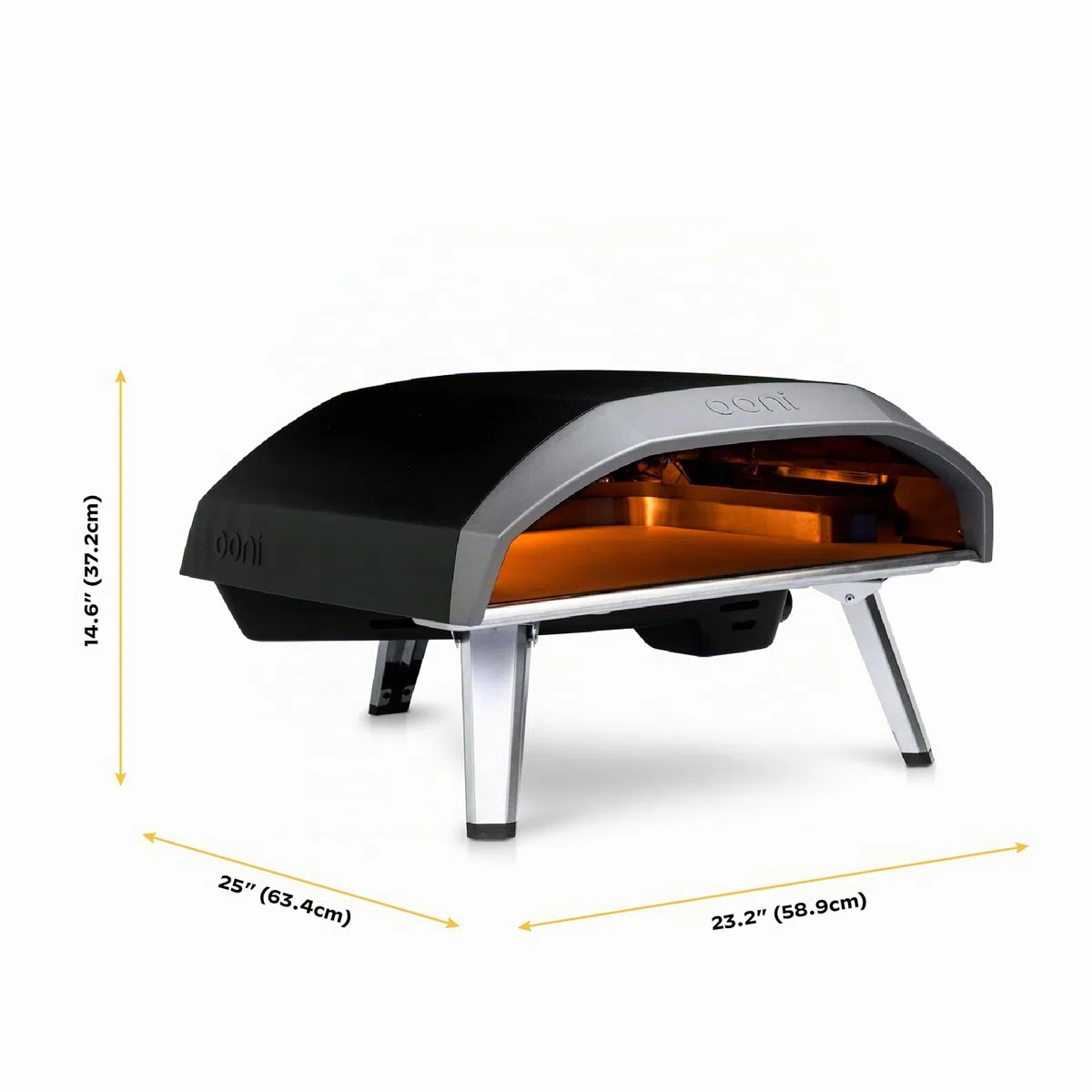 Ooni Koda 16 horno a gas – Horno exterior versátil – Pizza a la piedra en 60 segundos