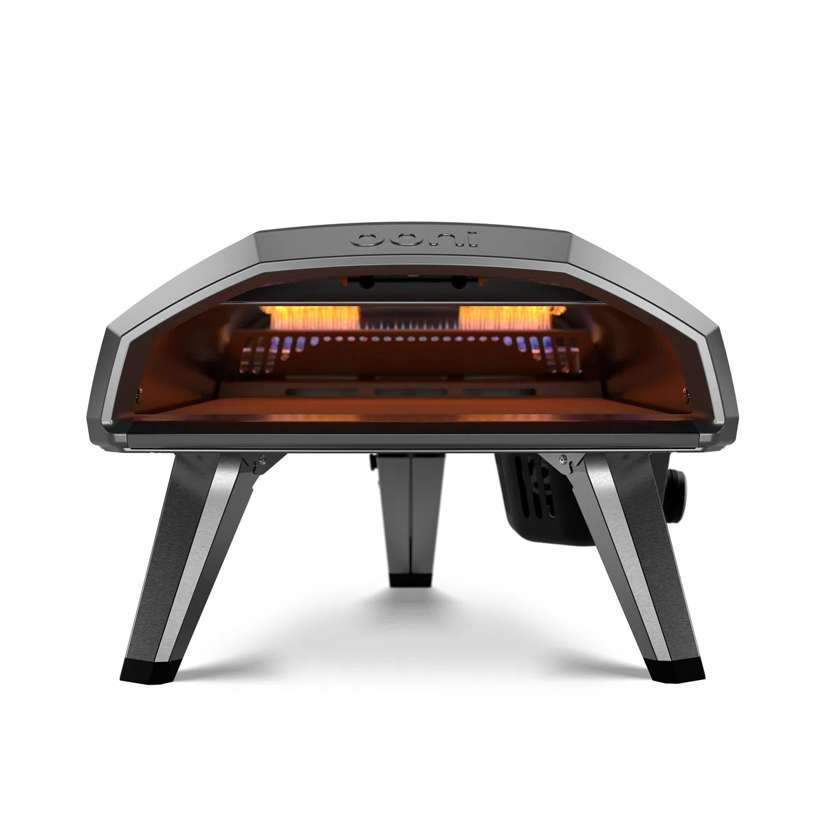 Ooni Koda 2 Horno de Pizza a Gas 14" – Fundición Negra – Horno Para Pizza a Gas Portátil con Tecnología G2 – Compacto y Potente – Pizza Napolitana en 60 Segundos – Ooni Pizza Oven (30 mbar)