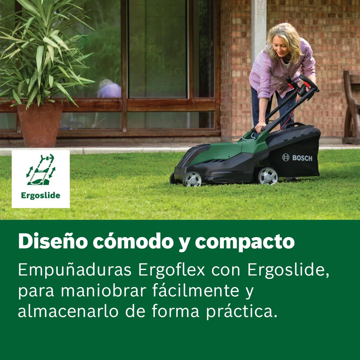 Bosch Potente cortacésped AdvancedRotak 40-650 para Cortar el césped, Potencia del Motor de 1700 W, Ancho de Corte: 40 cm