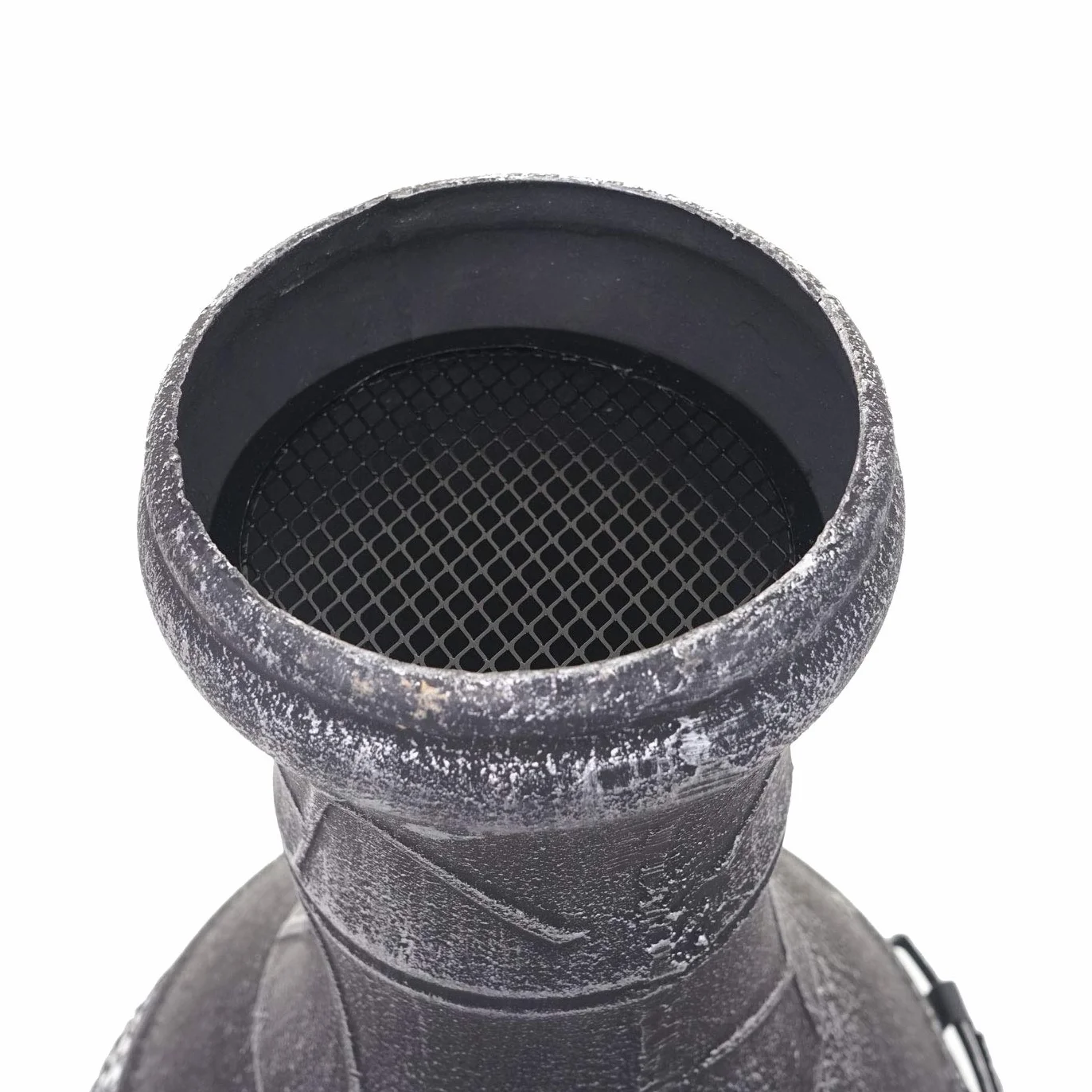 Mendler HWC-F71 - Chimenea de jardín (hierro fundido, 11,7 kg, 91 x 42 x 42 cm)