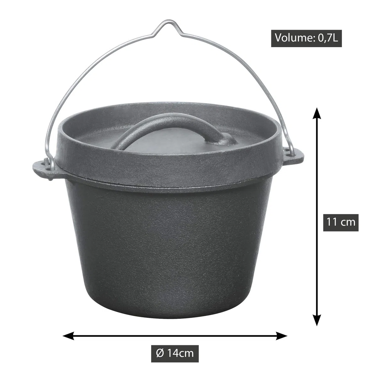 Barbecook 223.9706.000 - Olla de Hierro