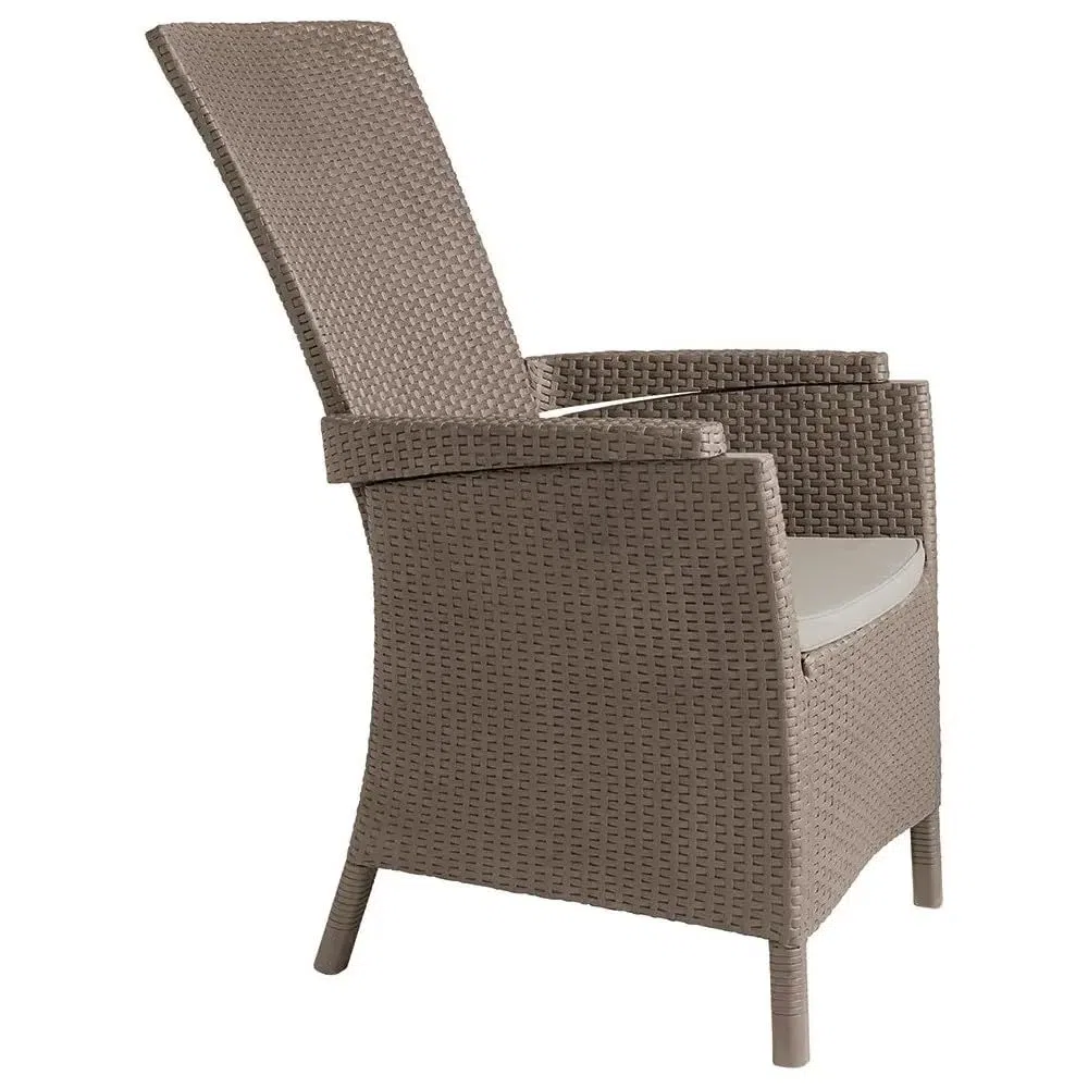 Keter Vermont - Silla de jardín, color capuchino