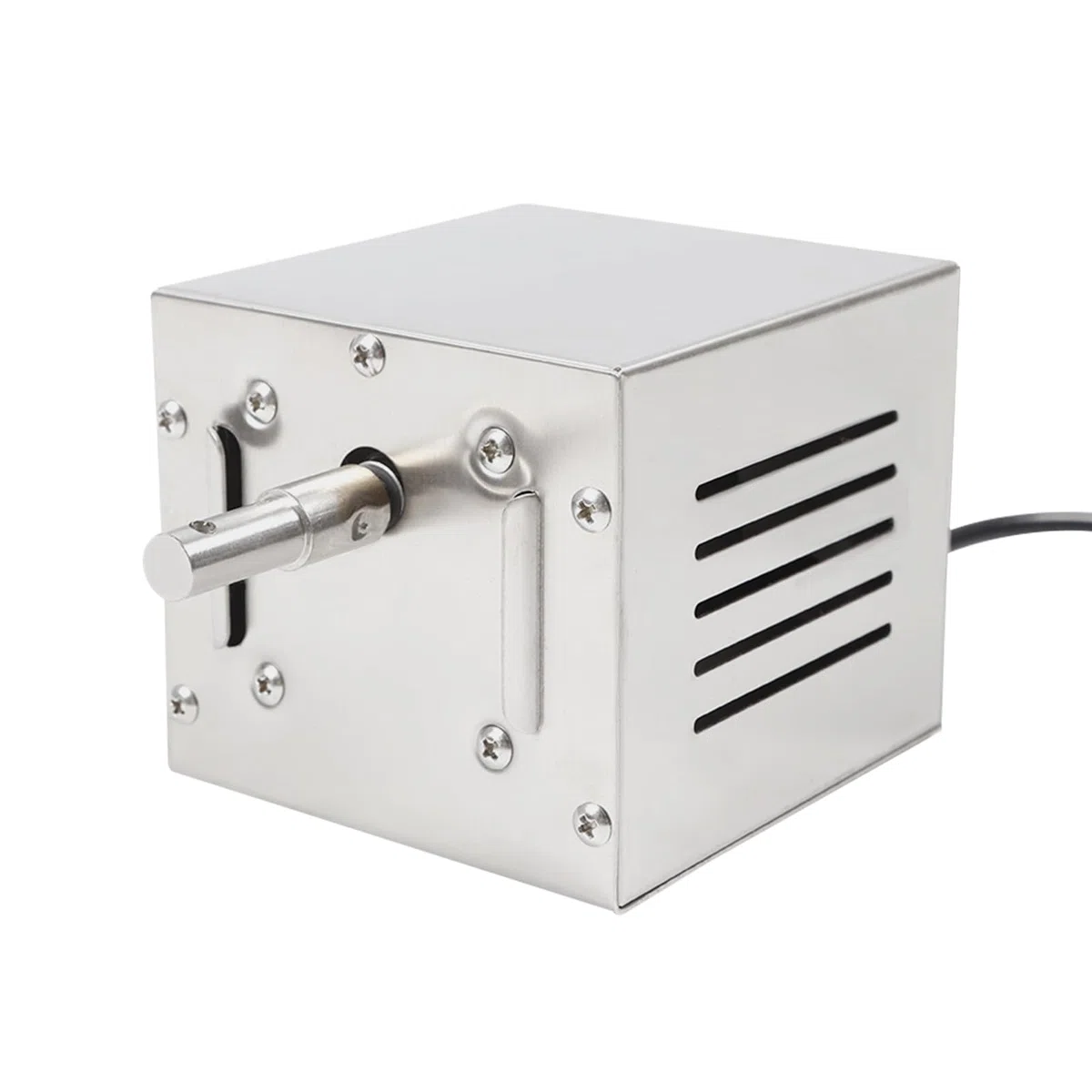 Grillzubehör Motoren,220V Grillmotor,25W Drehspieß Motor,Edelstahl BBQ Grill Zubehör Bräter,Schwenkbare Stange,Langlebig,Spanferkelgrillmotor Braten Schweinefleisch, Fisch, Cordero, Pollo