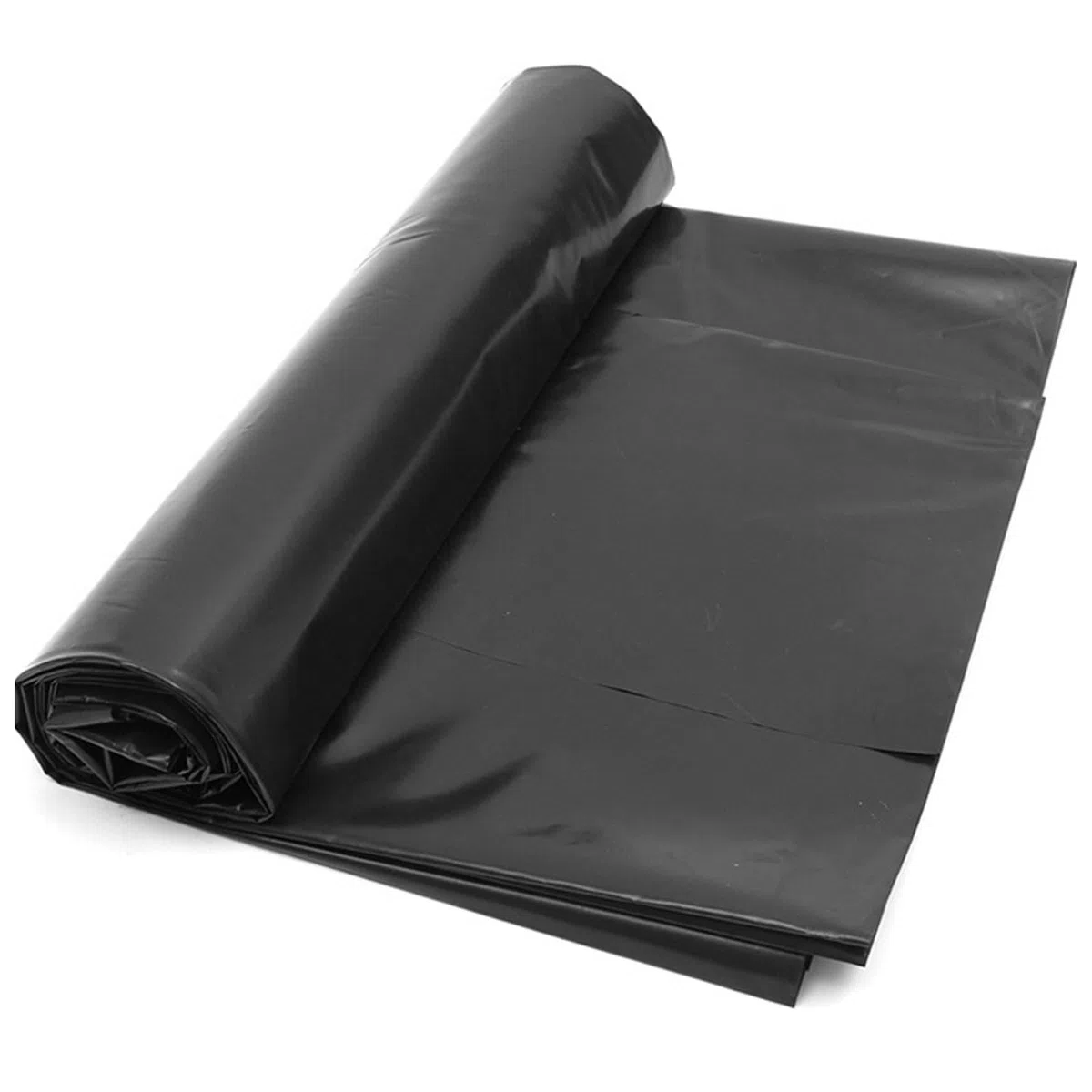 Revestimiento para Estanque de HDPE, Flexible Mallas para Estanque Resistente al Desgarro 0,2mm Lona para Estanques de Jardín, Koi y Piscinas de Peces(Size:8x8m,Color:Negro)