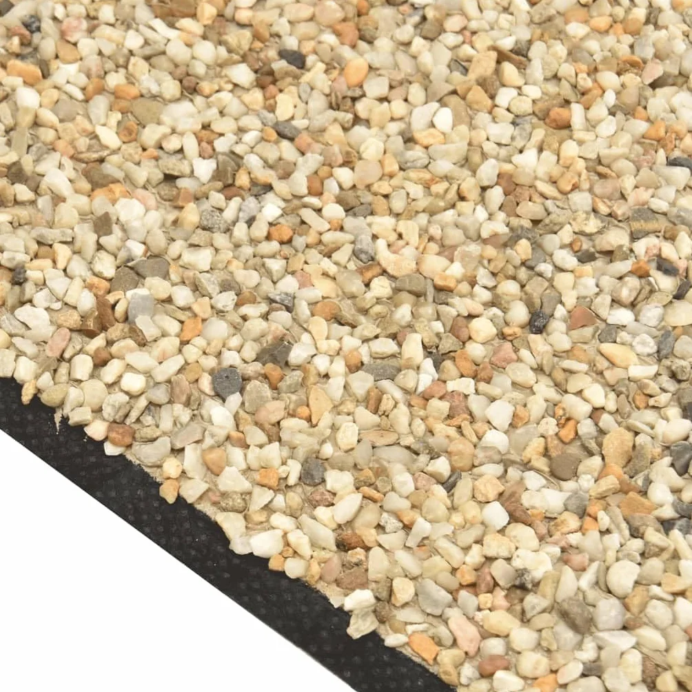 Homgoday Revestimiento de Piedra Color Natural 400x60 cm Accesorios para estanques y Fuentes