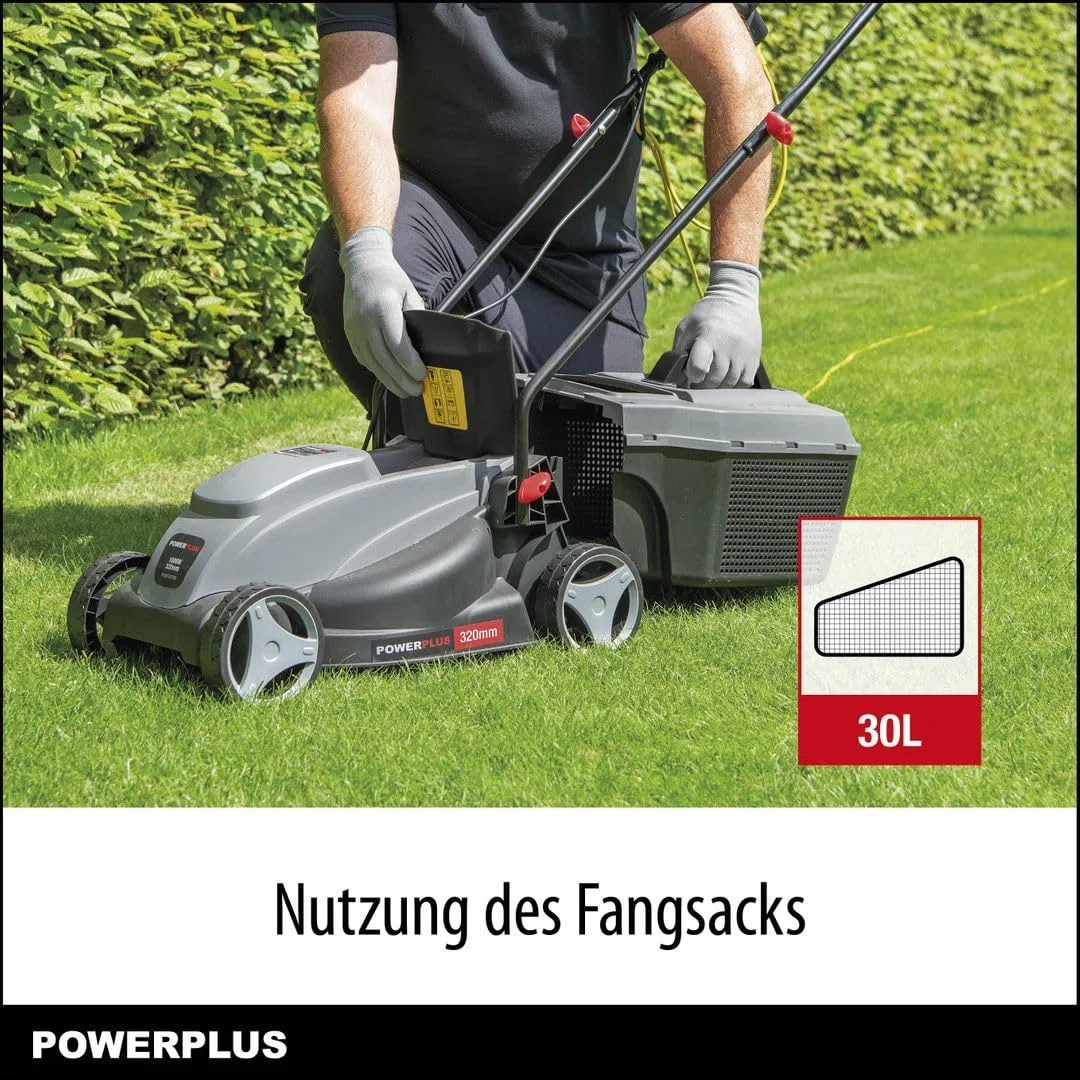 POWERPLUS POWEG63703 - Cortacésped 1000w 320mm