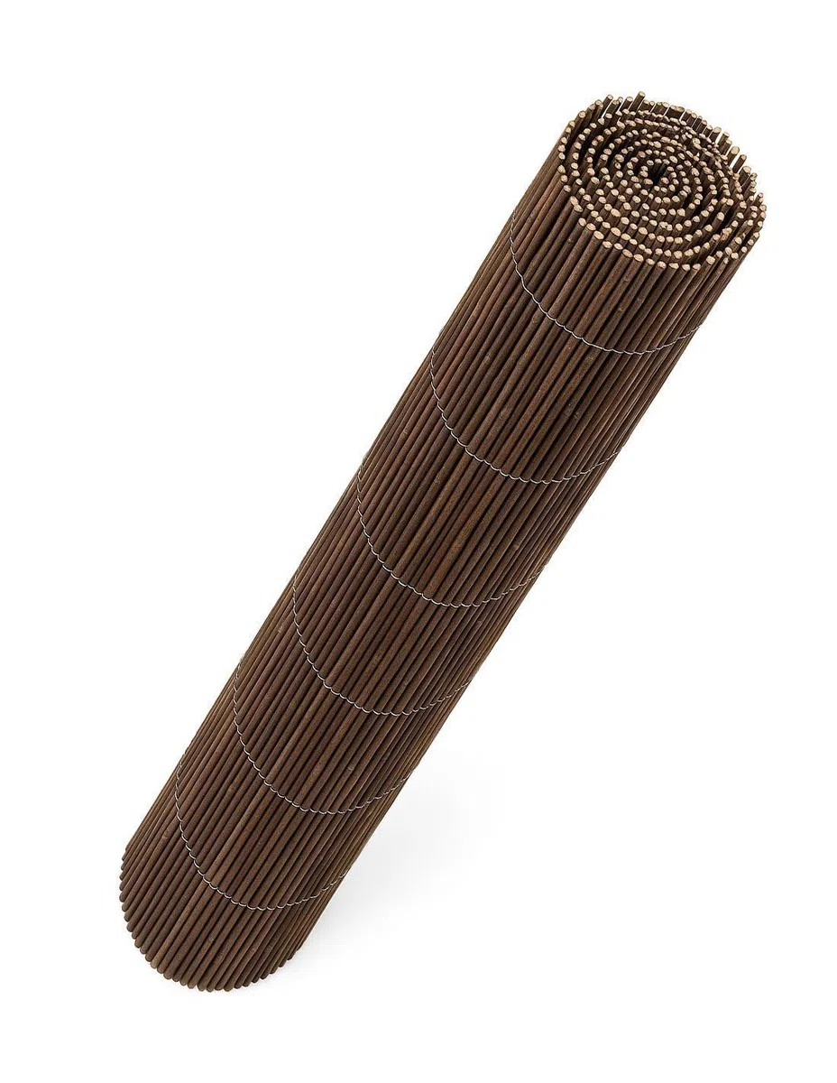 JARDIN202 - Cerramiento de Mimbre Natural Ecológico 80% Ocultación | Valla de Ocultación Decorativa Resistente | Rollo: 2 x 3 metros -
