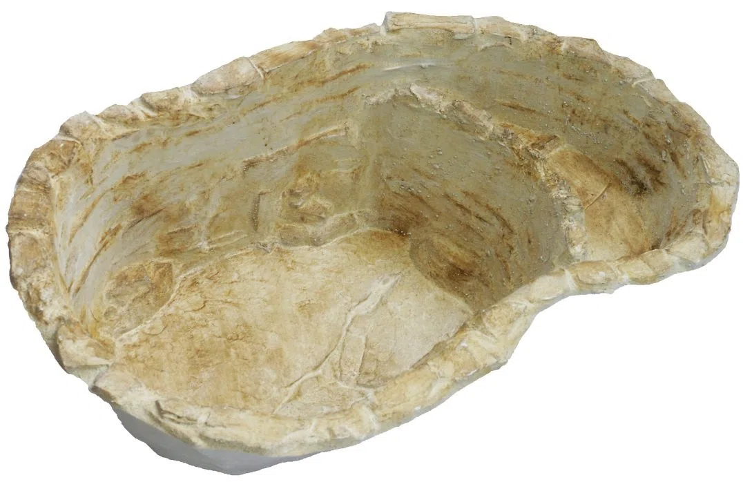 Estanque de jardín Decorativo (Fulda, 3 Piezas, 112 x 70 x 31 cm, 100 L), Color marrón y Beige