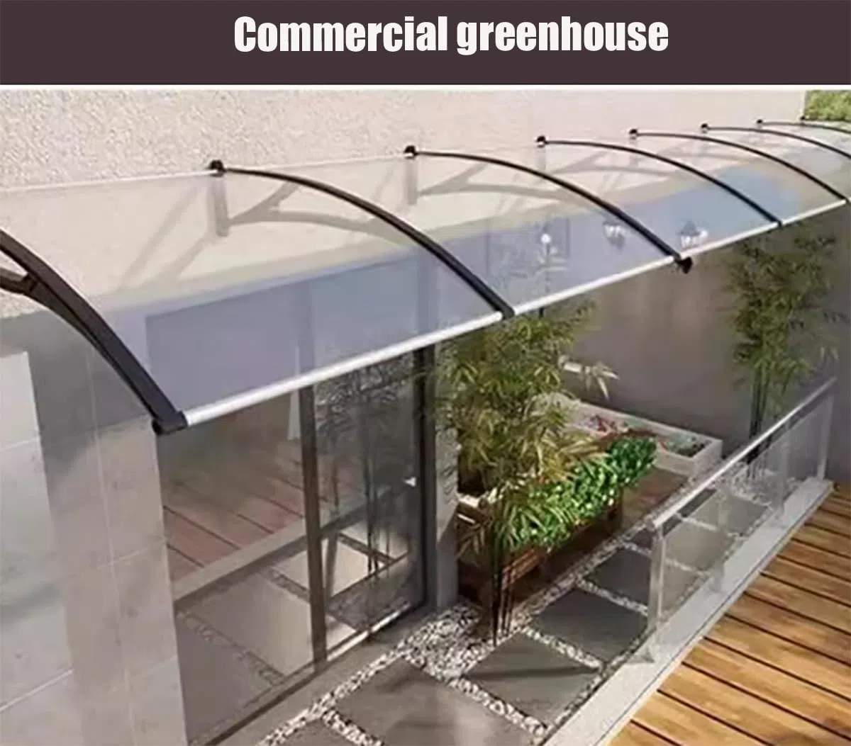 Lámina de policarbonato resistente a los rayos UV para invernaderos toldo transparente con aislamiento y paneles de iluminación diurna ideal para jardinería y agricultura al aire libre(Size:1m*10m)