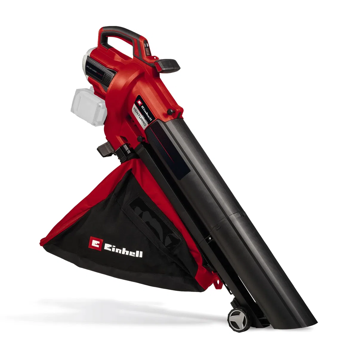 Einhell Profesional Aspirador de Hojas con batería VENTURRO 36/240 Power X-Change (36V, Potencia de aspiración 740m³/h, Bolsa colectora 45l, func. de soplado hasta 240km/h, sin batería)