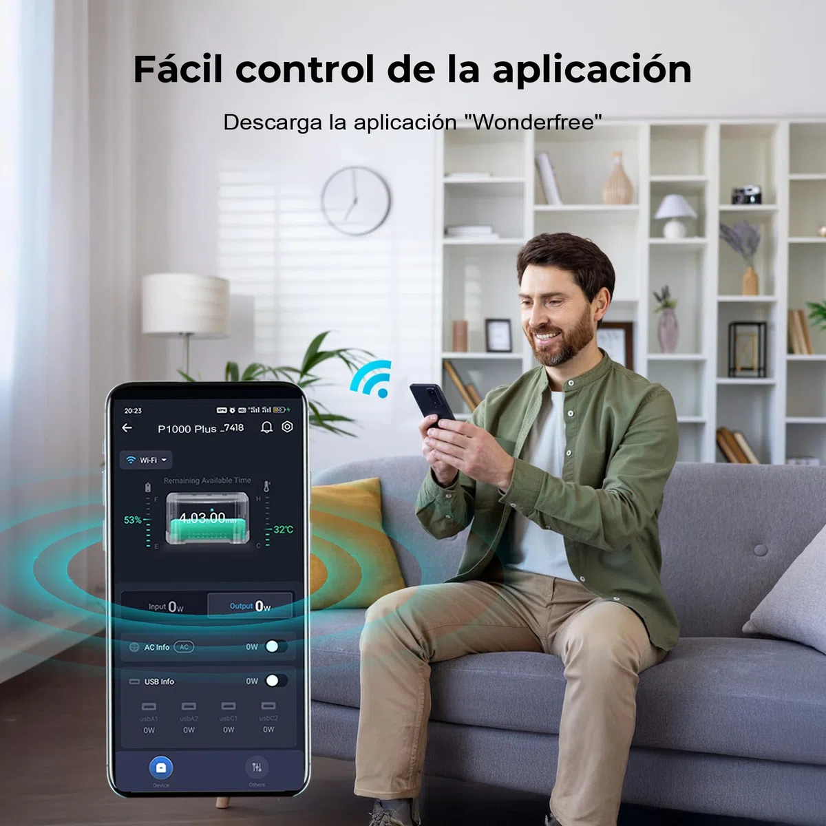 OUKITEL P1000PLUS Estación de Energía Portátil 1800W(Máxima 3600W) con Panel Solar 200W, Generador Solar con Batería LiFePO4 1024Wh, Carga Rápida de 1200 W