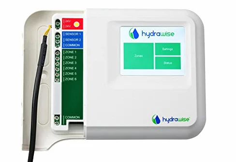 Hunter Hydrawise HC-1201i, programador de 12 estaciones con conexión wifi, 230 VAC programador de plástico para interiores