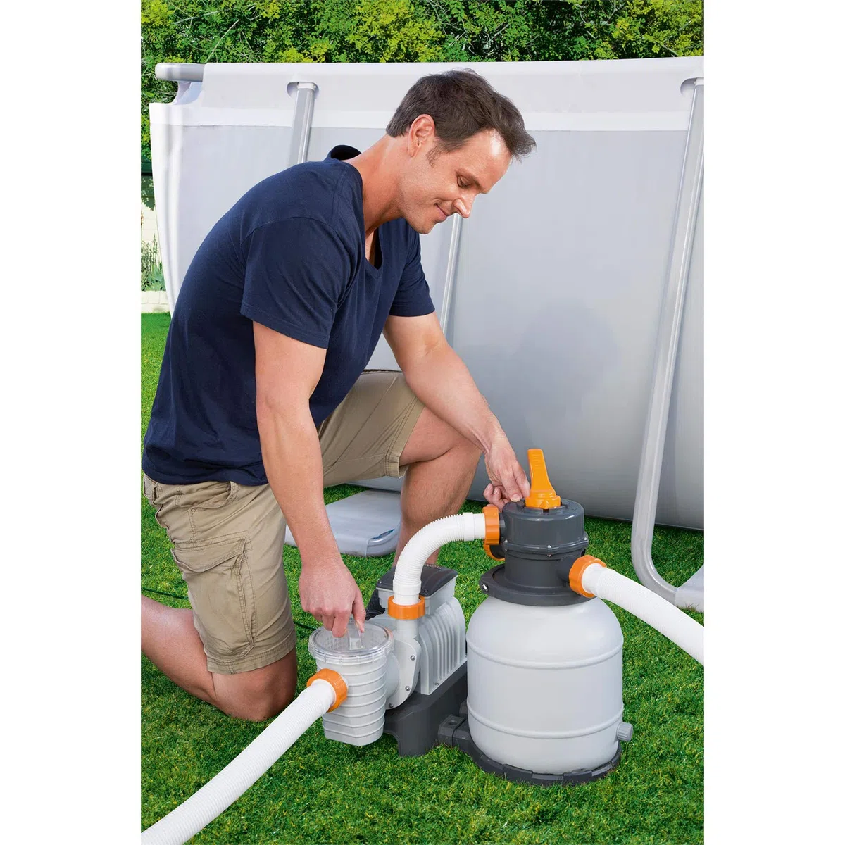 Bestway 58497 - Depuradora de Arena 5.678 l/h Conexión 38 mm