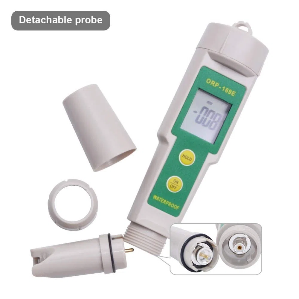 Redox probador ORP 169E / Impermeable potencial Redox Medidor ORP probador Positivo Negativo Y Medidor ORP