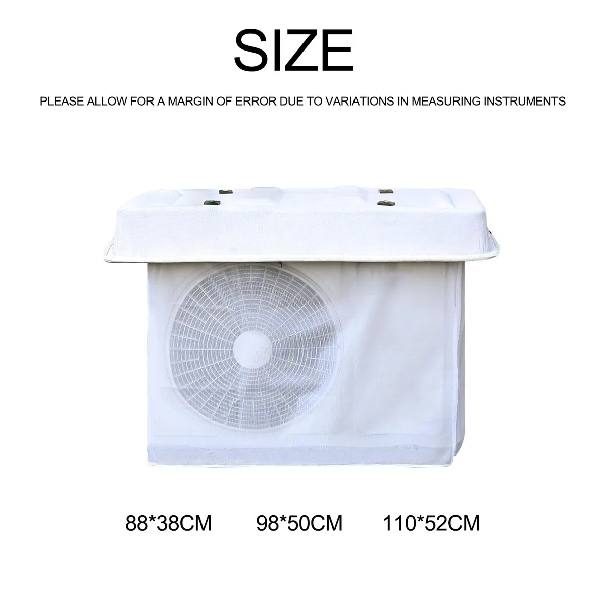 Capucha Equipo Aire Acondicionado Impermeable Cubre Aire Acondicionado Exterior Protector De MáQuina De Aire Acondicionado para Todas Las Estaciones Accesorios ,88*38cm
