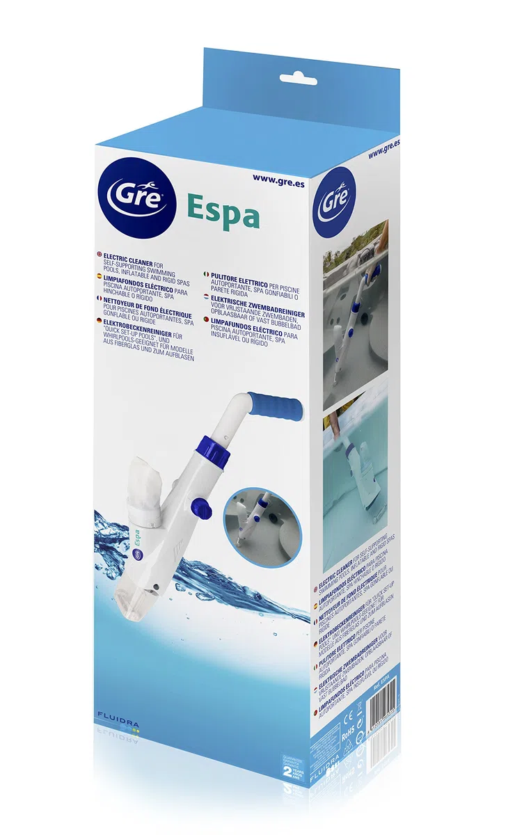 Gre CSPA - Limpiafondos de batería sin cables, recargable, para SPAS y piscinas desmontables