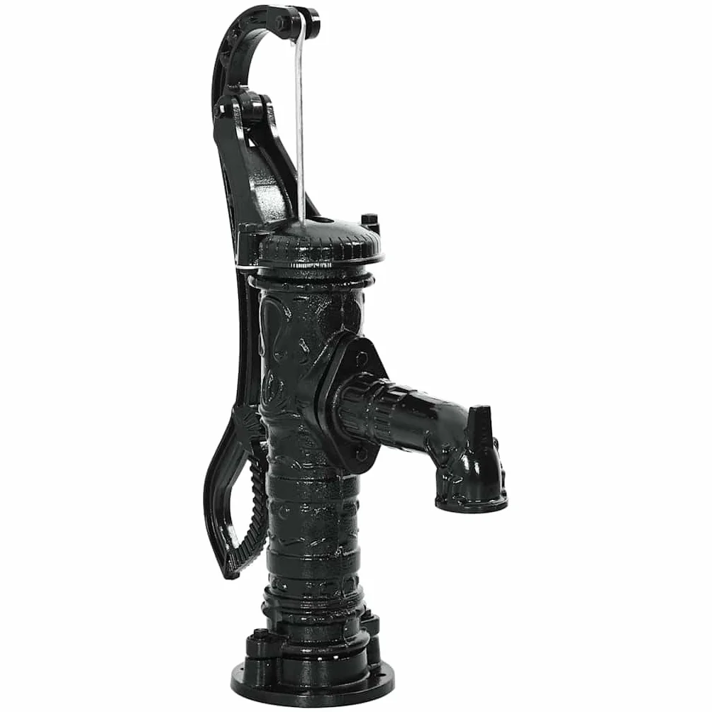 vidaXL Bomba de Agua Manual de Jardín de Hierro Fundido Riego Patio Terraza
