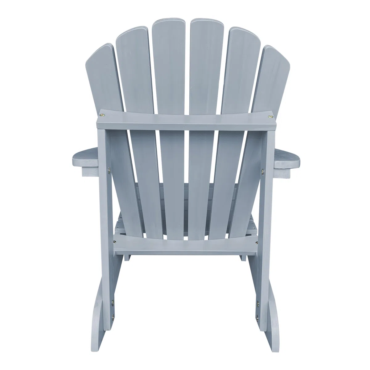 AXI Carmen Silla Adirondack, Silla Jardin Madera, Gris| Silla Jardin, Silla Terraza 1 Persona/Silla Exterior | Sillon Terraza Respaldo Alto 90 x 78 x 93 cm 14 kg.
