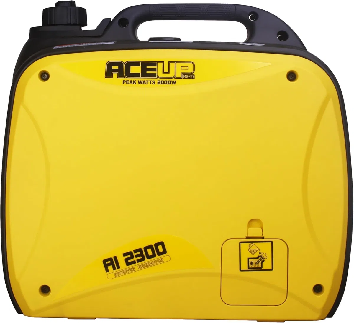 Aceup Energy - Generador eléctrico a gasolina con toma de corriente de 230 V x 2, 2000 W