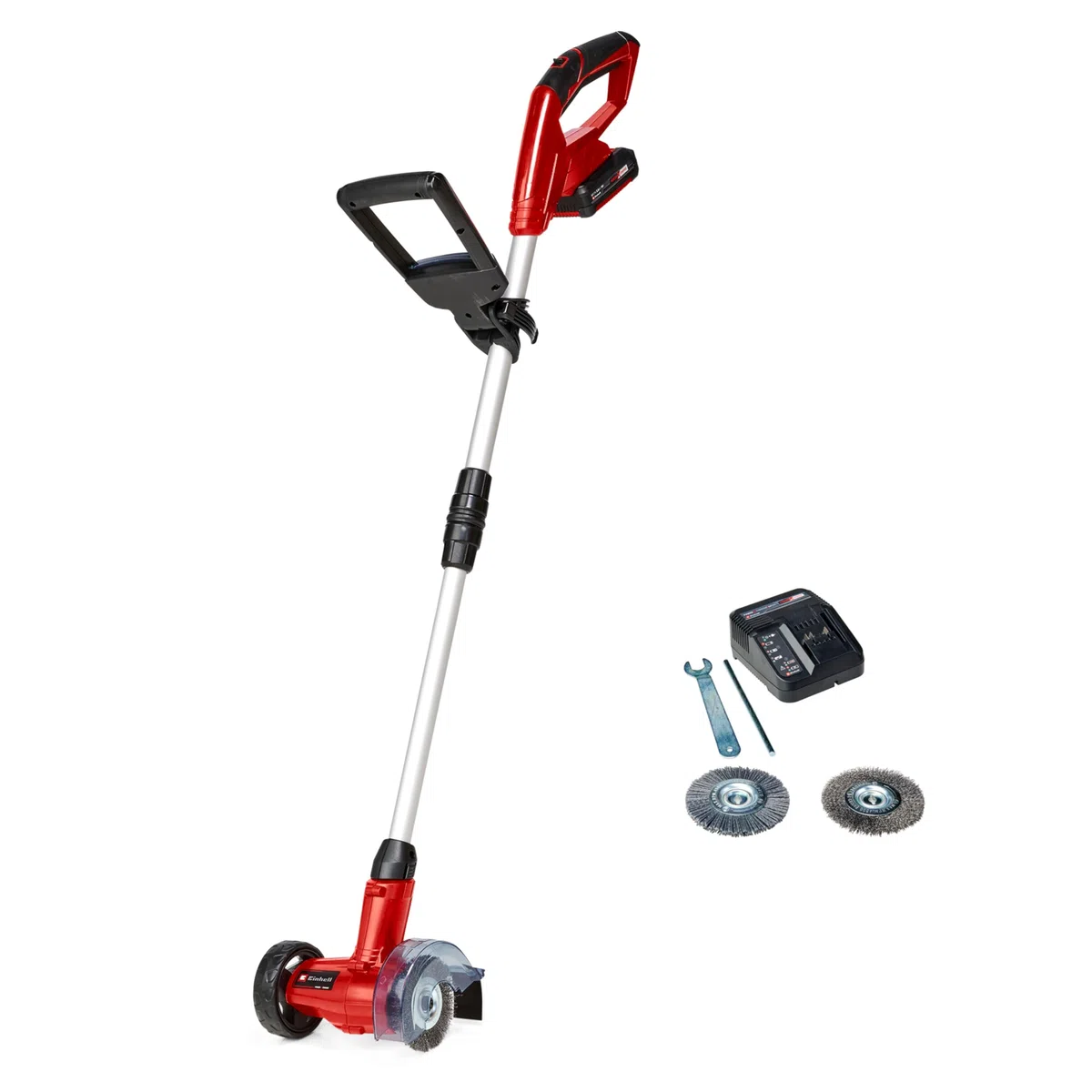 Einhell GC-CC 18 Li Power X-Change - Limpiador de Juntas, 18 V, 2.4 Kg, Incluye 2.0 Ah Batería y Cargador