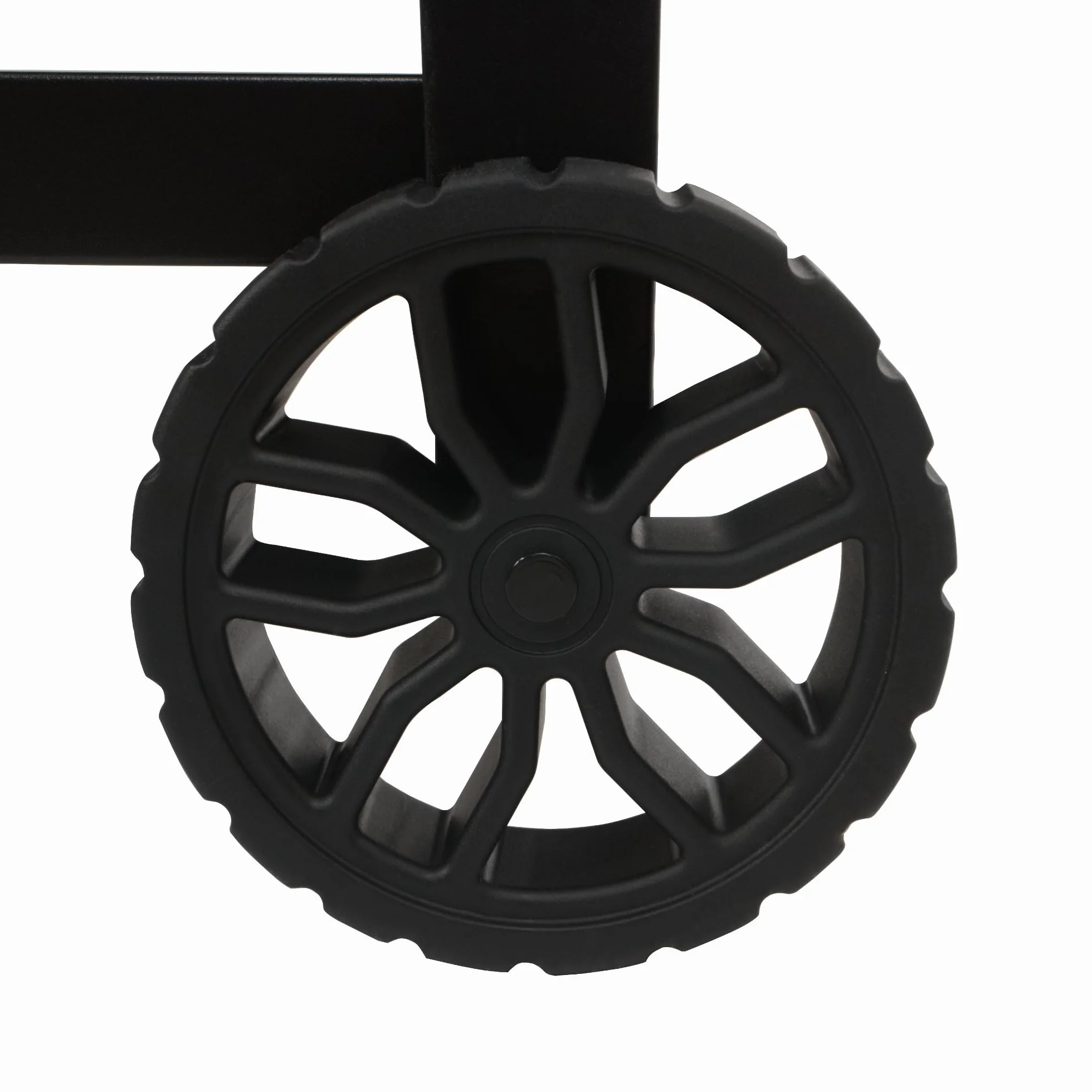 BBQ-Toro Carro Parrilla 125 x 57 x 104 cm | Negro | Mesa Grill con Gran Superficie Trabajo | Mesa Auxiliar BBQ con Paraviento | Trolley Exterior | Carro Servicio con Estante